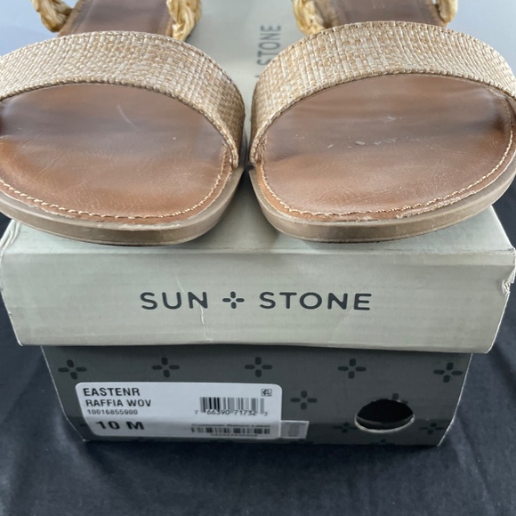 Sun + Stone Raffia Sandals - Picture 9 of 12